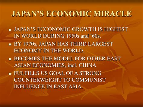  Japan's Economic Miracle: How Can One Nation Conquer Growth?